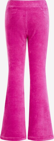 WE Fashion Flared Leggings in Pink