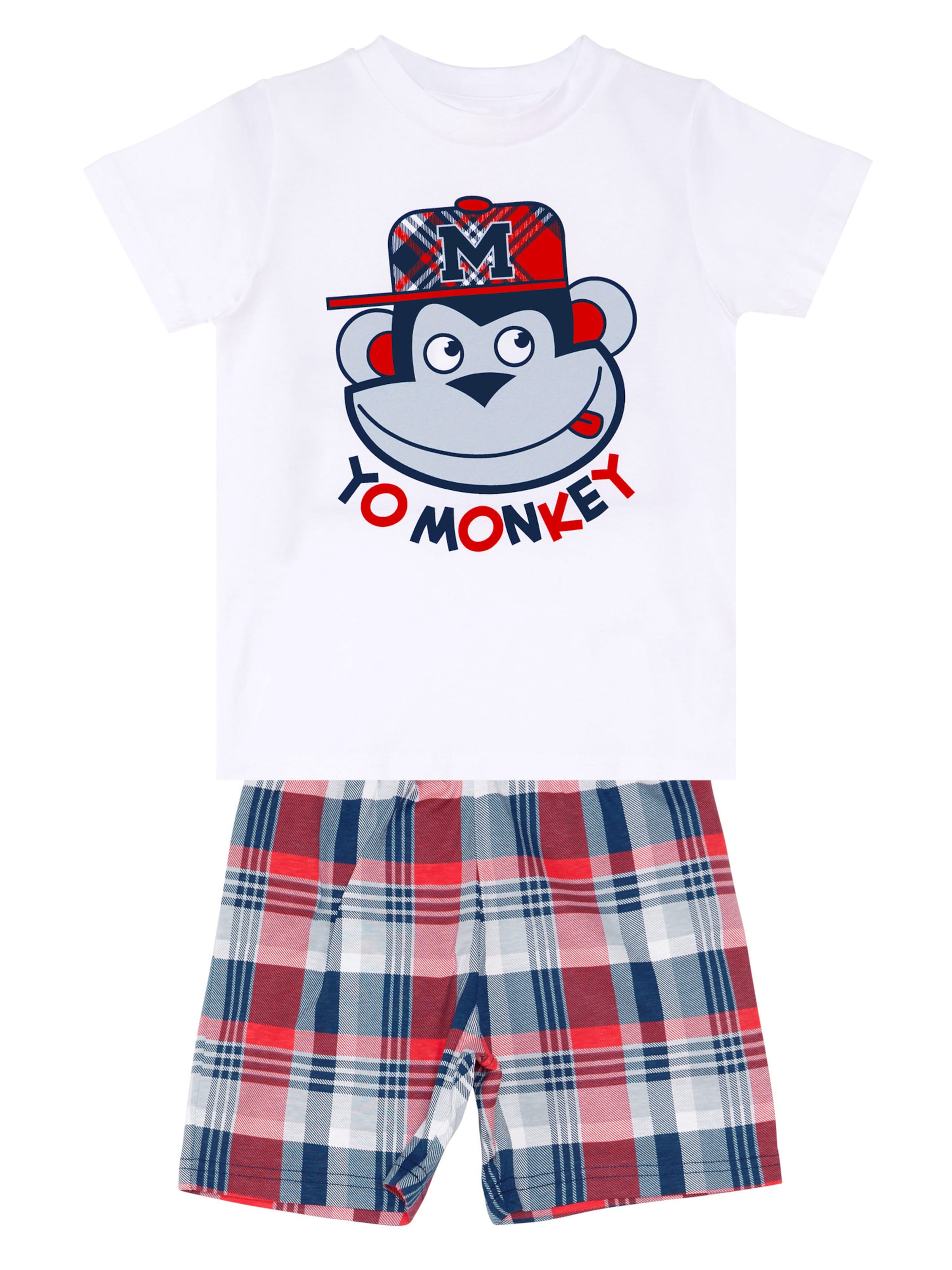 Set 'CFF-20Y1-079' di Denokids in rosso: frontale