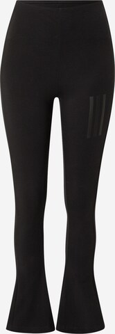 ADIDAS SPORTSWEAR Flared Sports trousers 'Mission Victory High-Waist' in Black: front