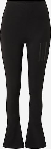 ADIDAS SPORTSWEAR - Acampanado Pantalón deportivo 'Mission Victory High-Waist' en negro: frente