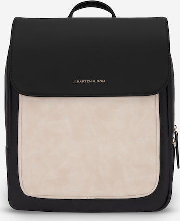 Sac à dos 'Tromso 2.0' Kapten & Son en noir : devant