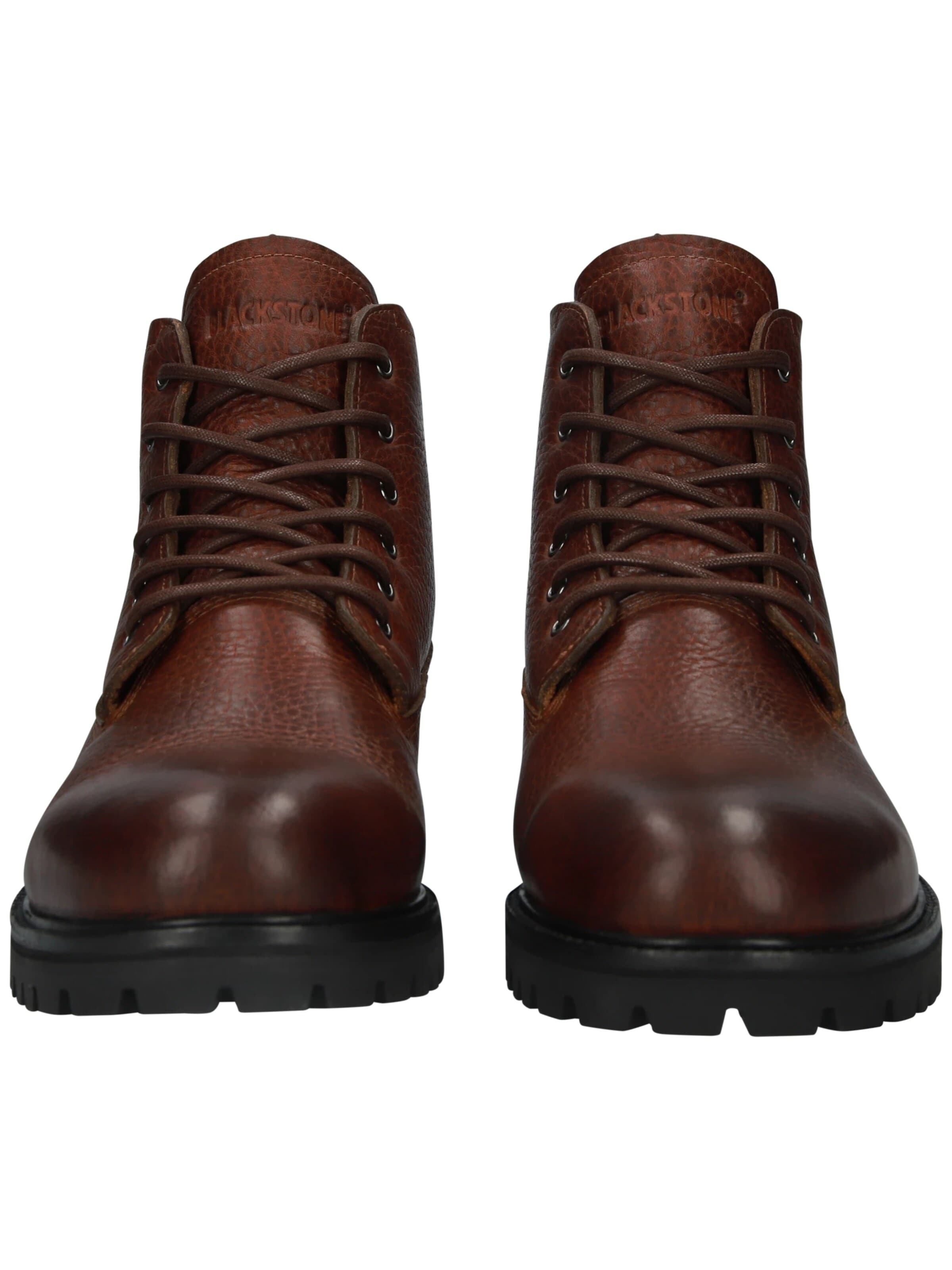 Boots stringati 'Rock Hardy OM62' di BLACKSTONE in marrone