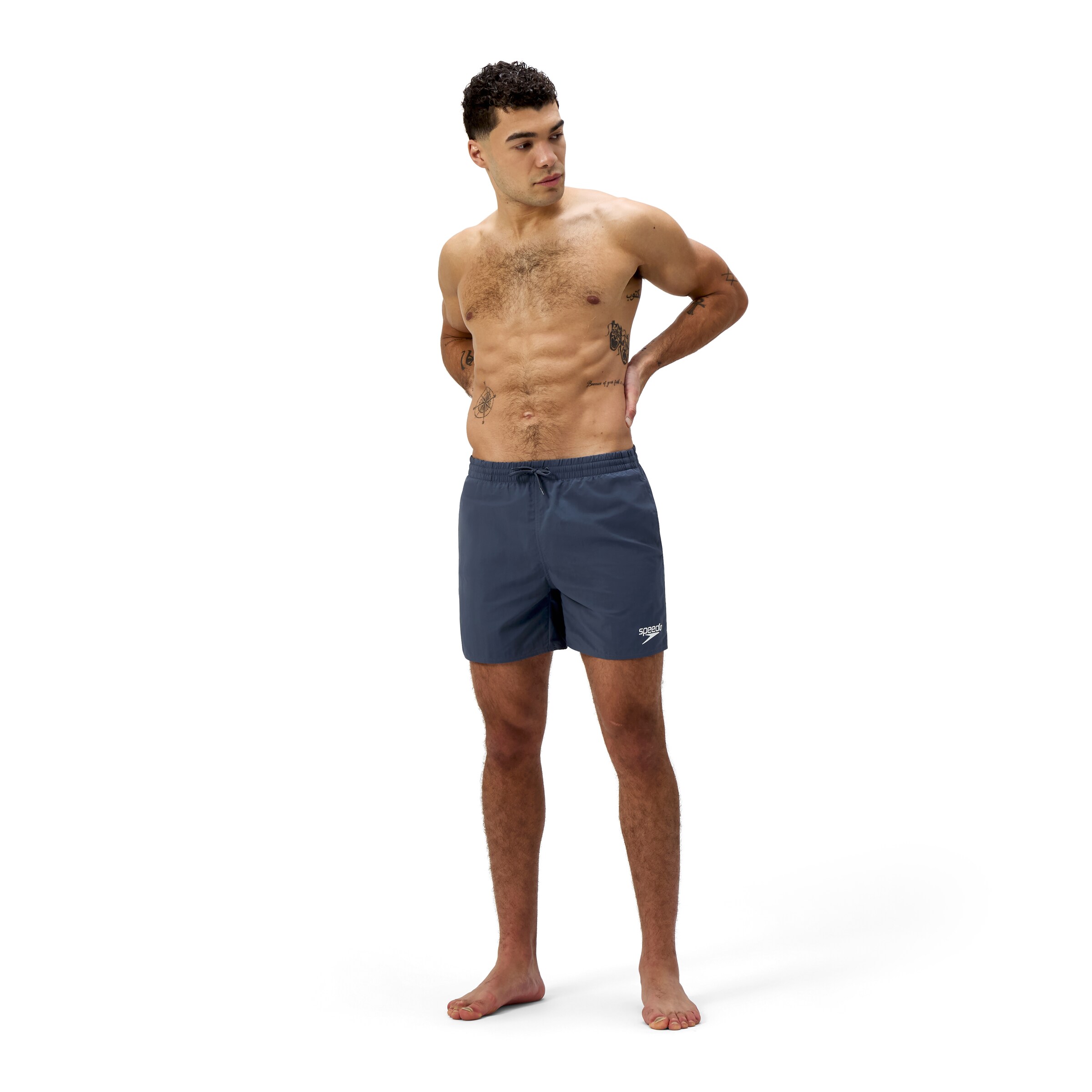 SPEEDO Badeshorts in Grau