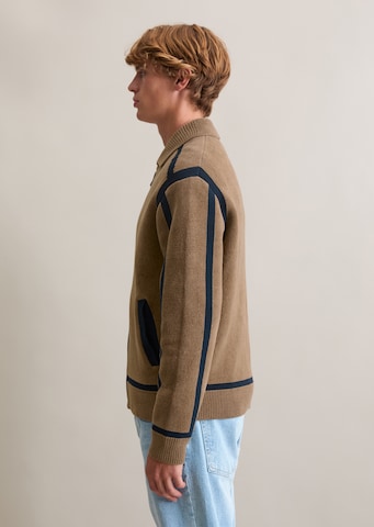 Marc O'Polo DENIM Gebreid vest in Bruin