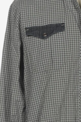 REPLAY Button Up Shirt in XL in Grey