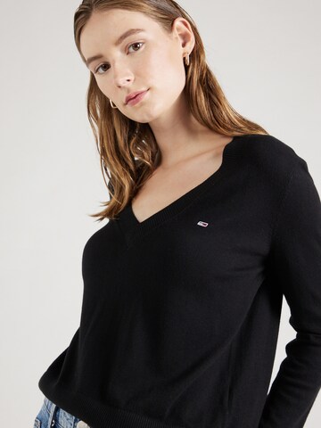 Pull-over Tommy Jeans en noir