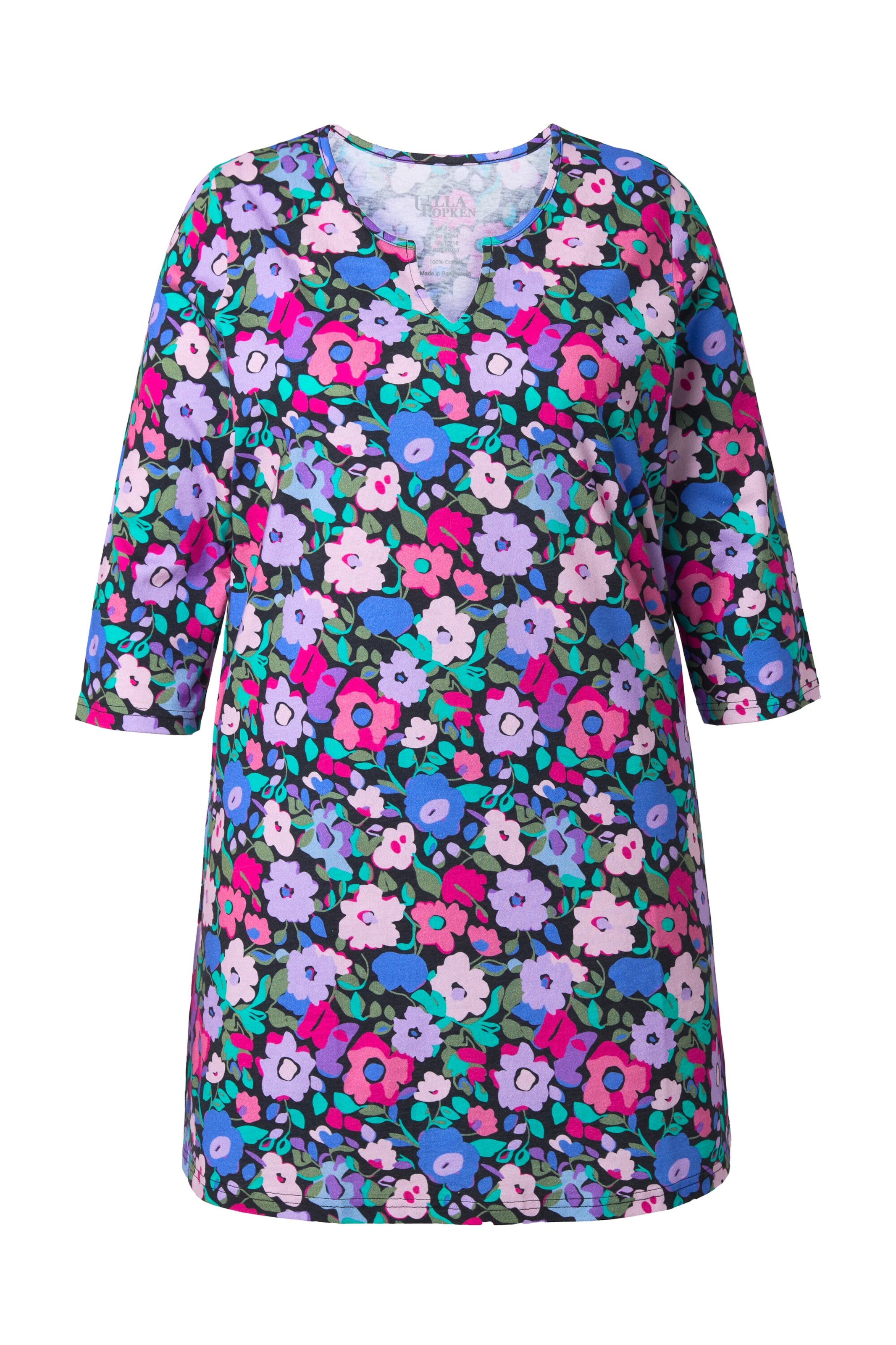 Ulla Popken Shirt in Gemengde kleuren: voorkant