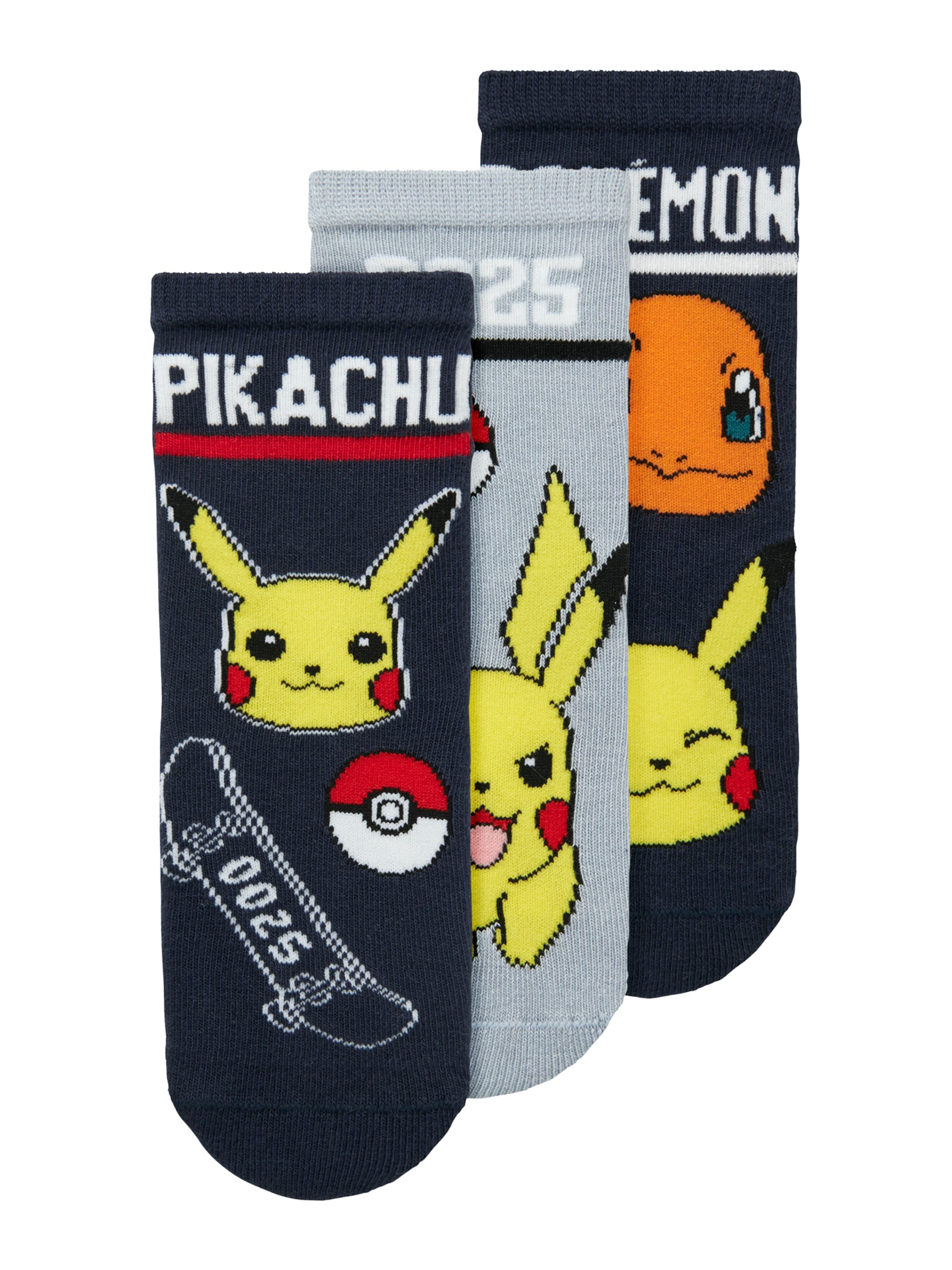 NAME IT Sockor 'NMMSANTIAGO POKEMON' i blå: framsida