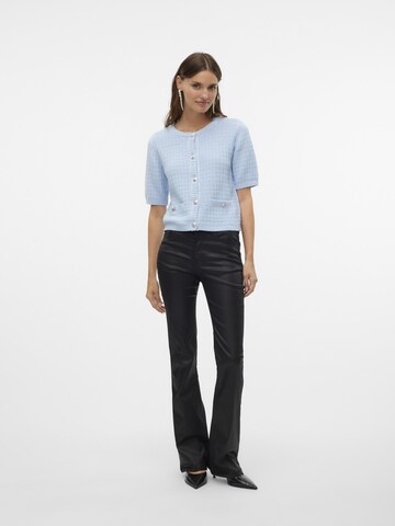 VERO MODA Gebreid vest 'Harper' in Blauw