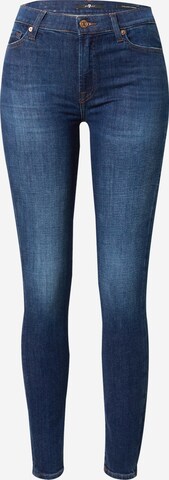 7 for all mankind Skinny Jeans 'Illusion Force' in Blau: predná strana