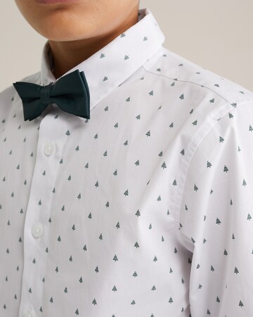 WE Fashion Regular fit Button Up Shirt in White