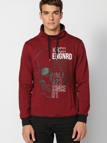 KOROSHI Sweatshirt in Rood: voorkant