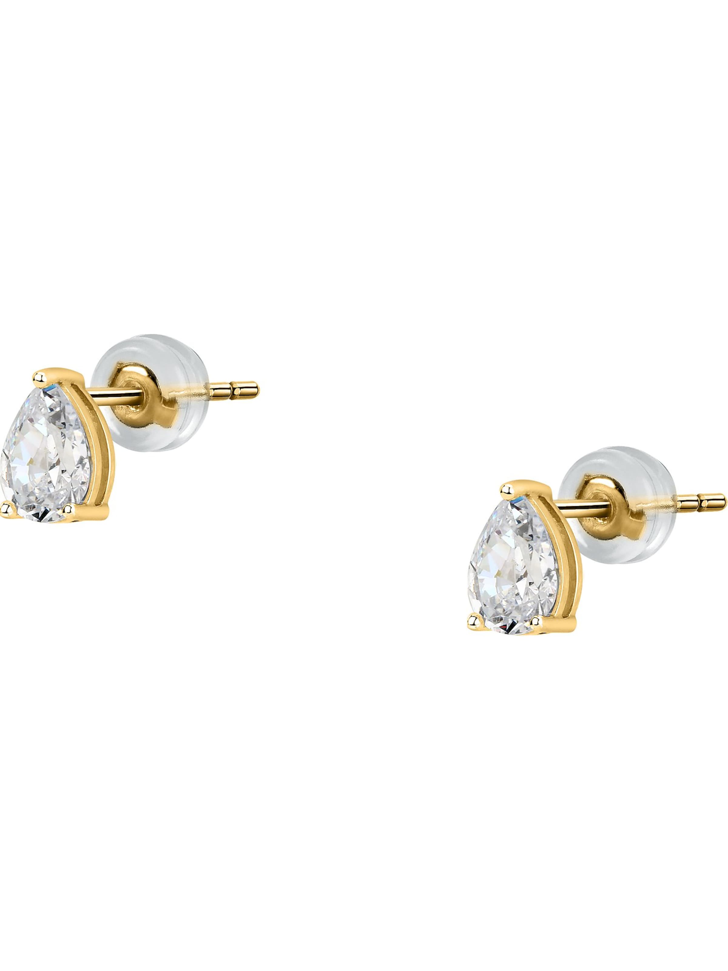 FAVS Earrings in Yellow: front