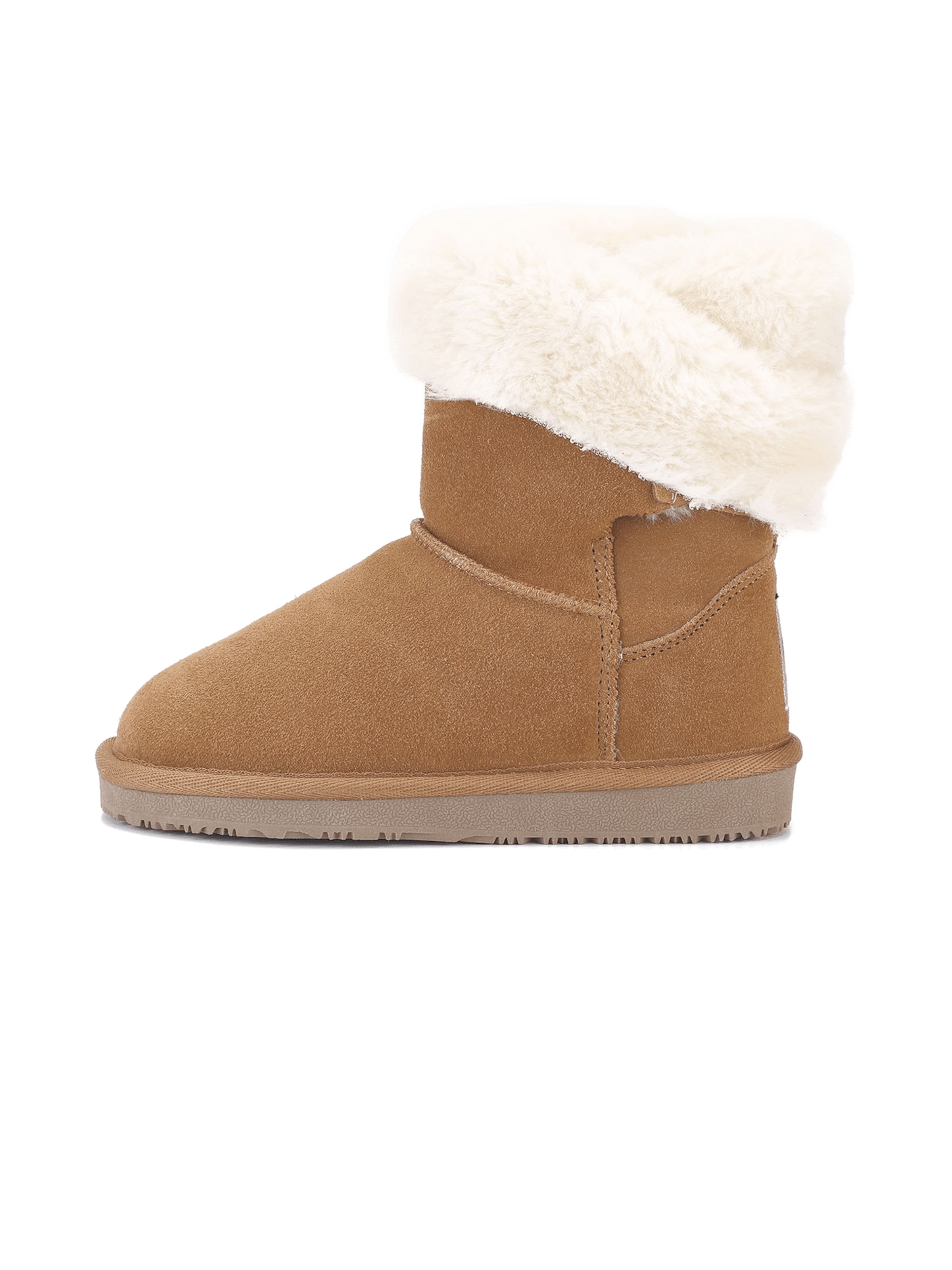 Gooce Snowboots 'Florine' in Bruin: voorkant