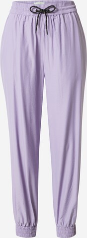 Moves Tapered Broek 'Mamit' in Lila: voorkant