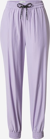 Effilé Pantalon 'Mamit' Moves en violet : devant