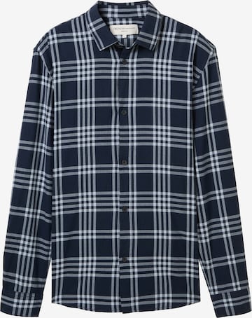 TOM TAILOR DENIM Regular Fit Hemd in Blau: Vorderseite