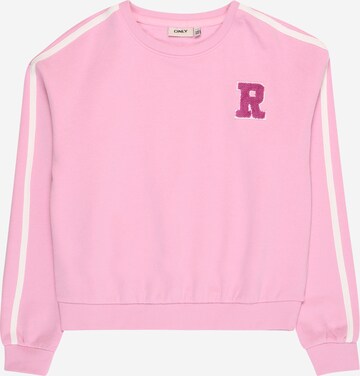 KIDS ONLY Sweatshirt 'Selina' in Pink: predná strana