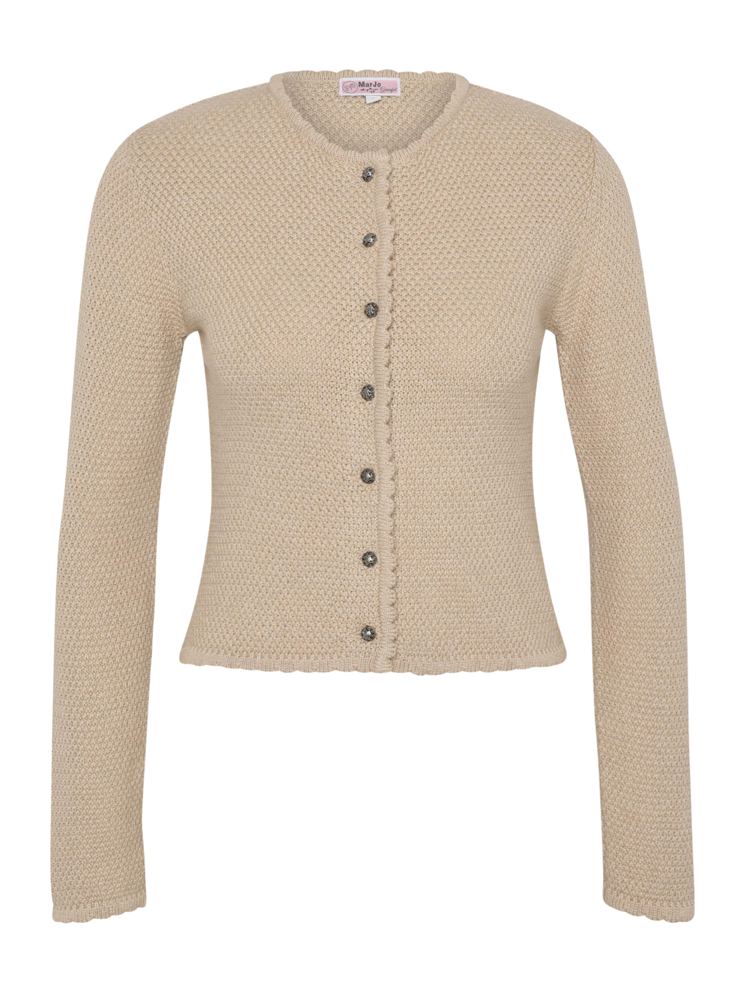 MARJO Πλεκτό σακάκι τοπικής ενδυμασίας 'Vilseck' σε γκρι: μπροστά