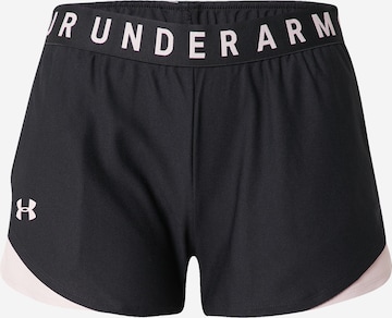 UNDER ARMOUR - Calças de desporto 'Play Up' em preto: frente