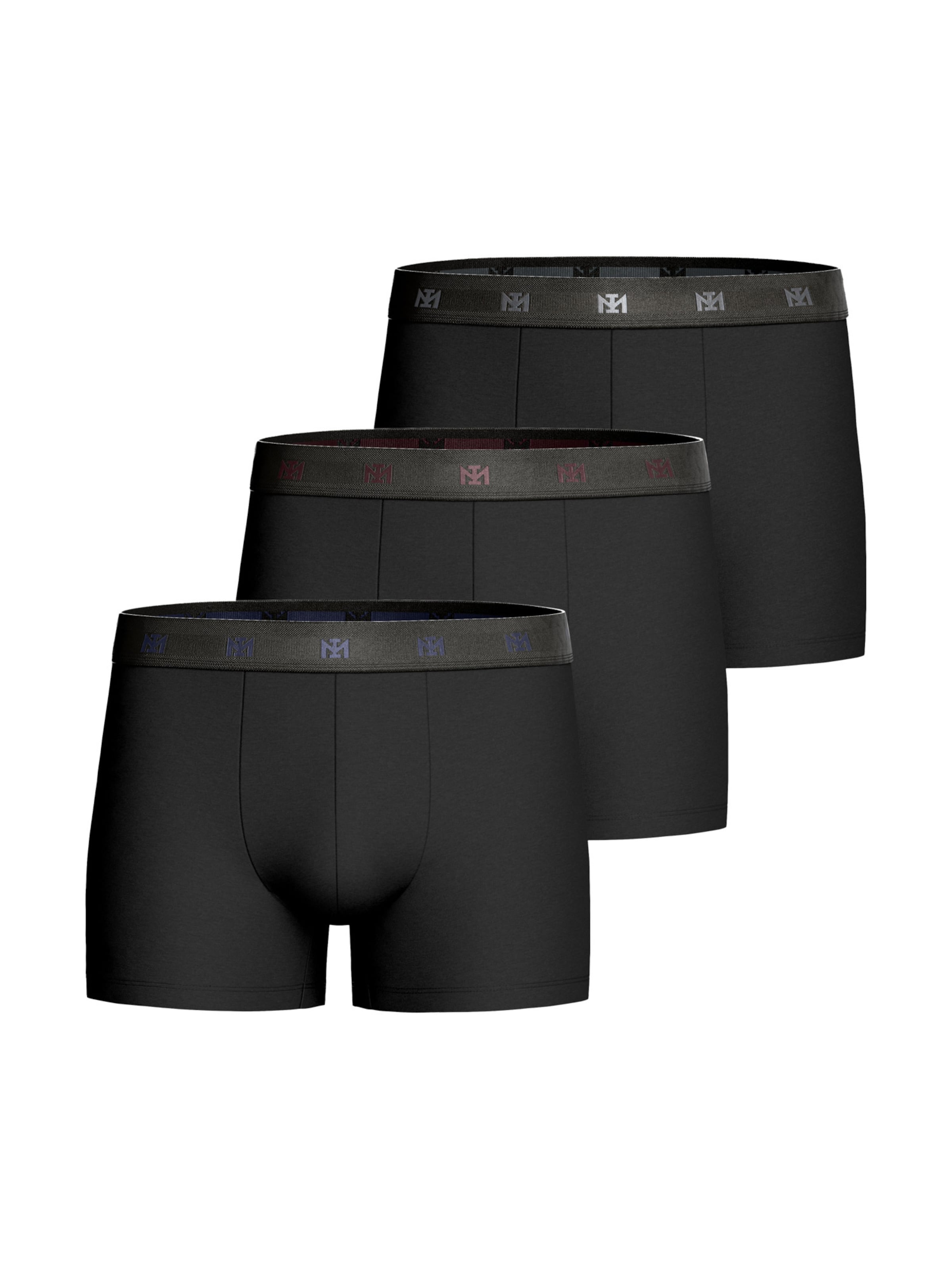 Boxers IMPETUS en noir : devant