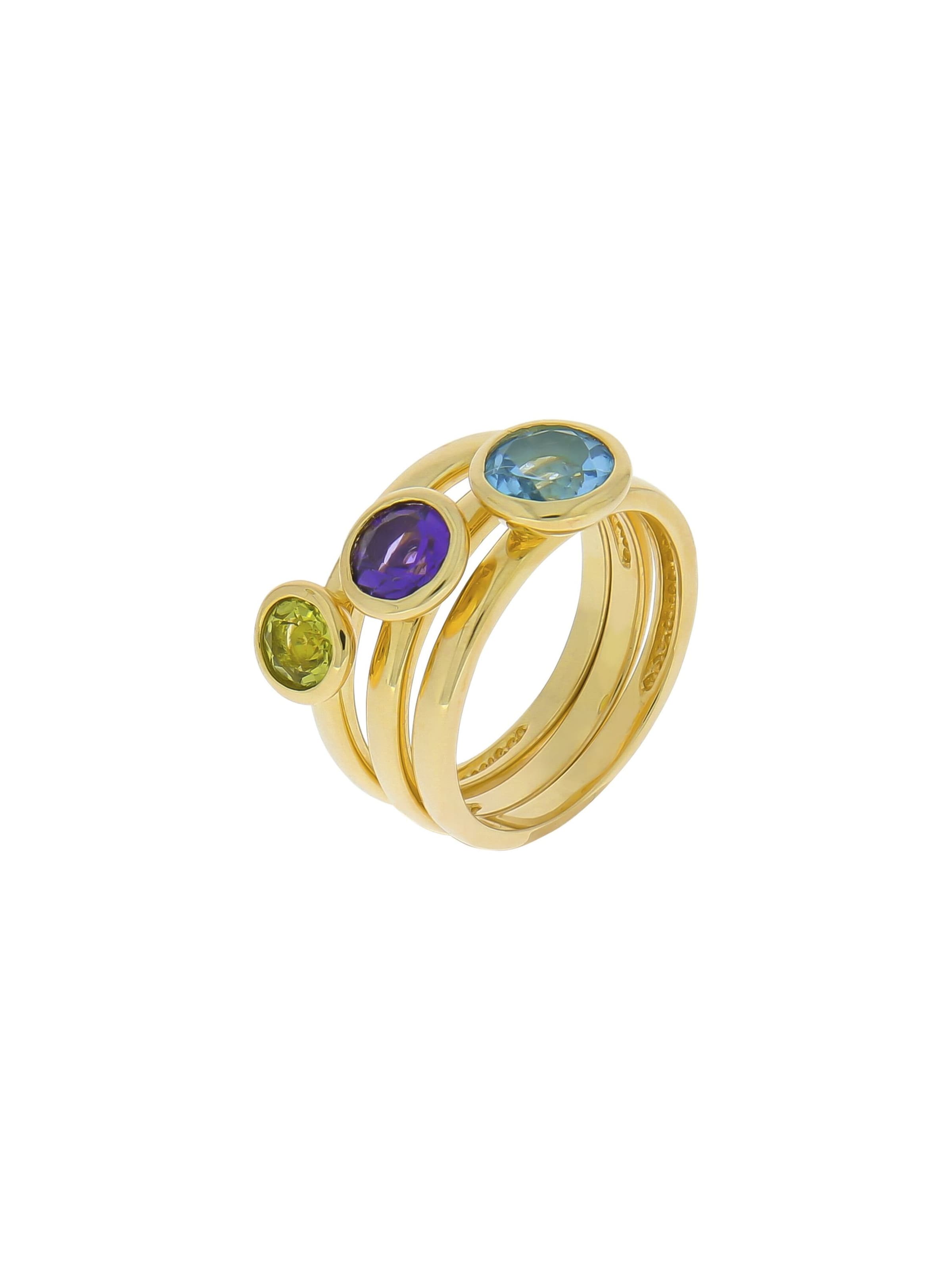 Zeeme Ring in Gold: front