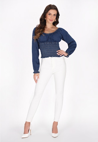 faina Blouse in Blauw