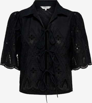 ONLY Bluse 'ONLFrani' in Schwarz: Vorderseite