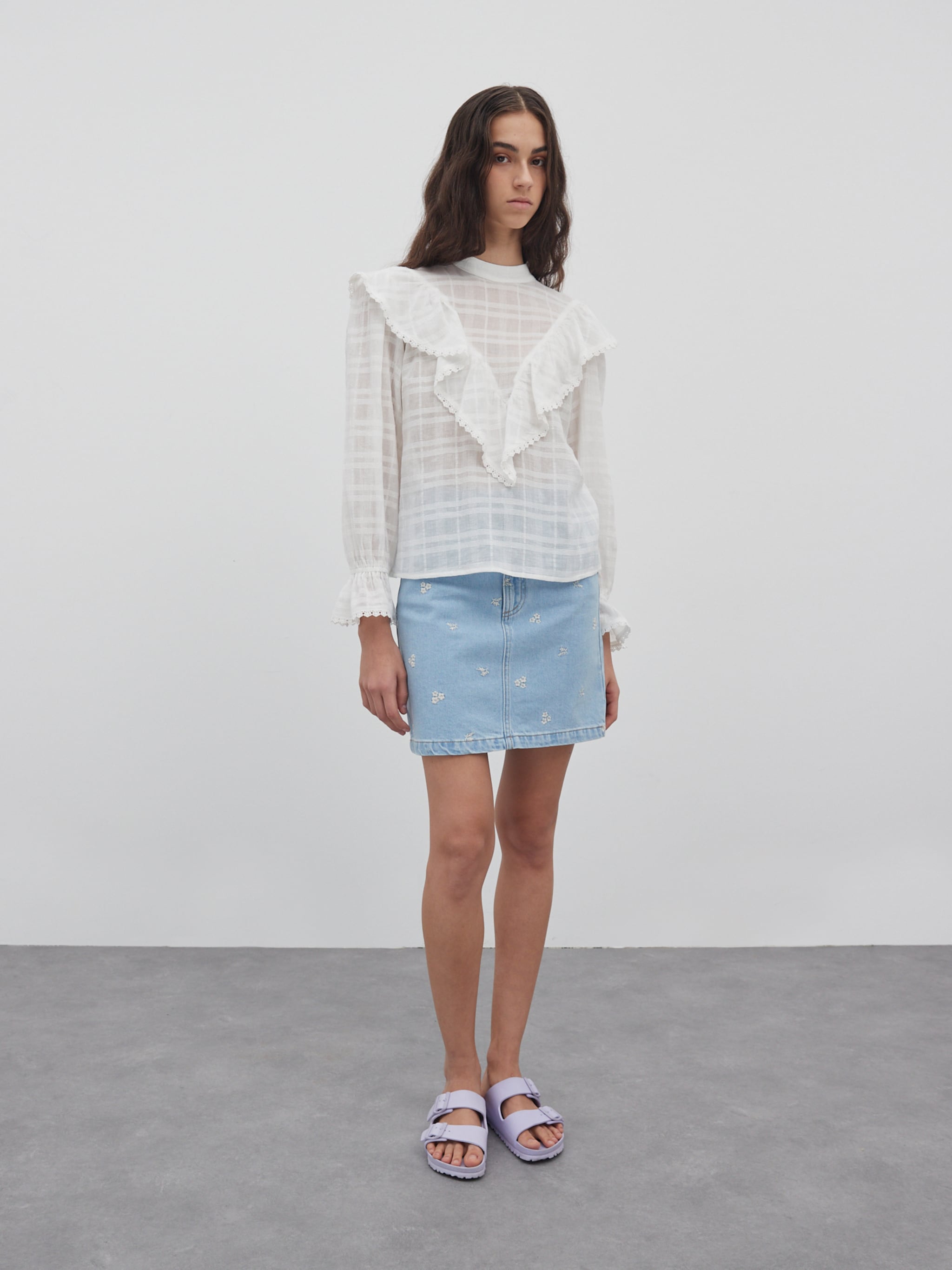 EDITED Producten Blouse 'Freyja' Eierschaal