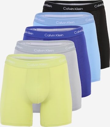 Boxeri de la Calvin Klein Underwear pe albastru: față