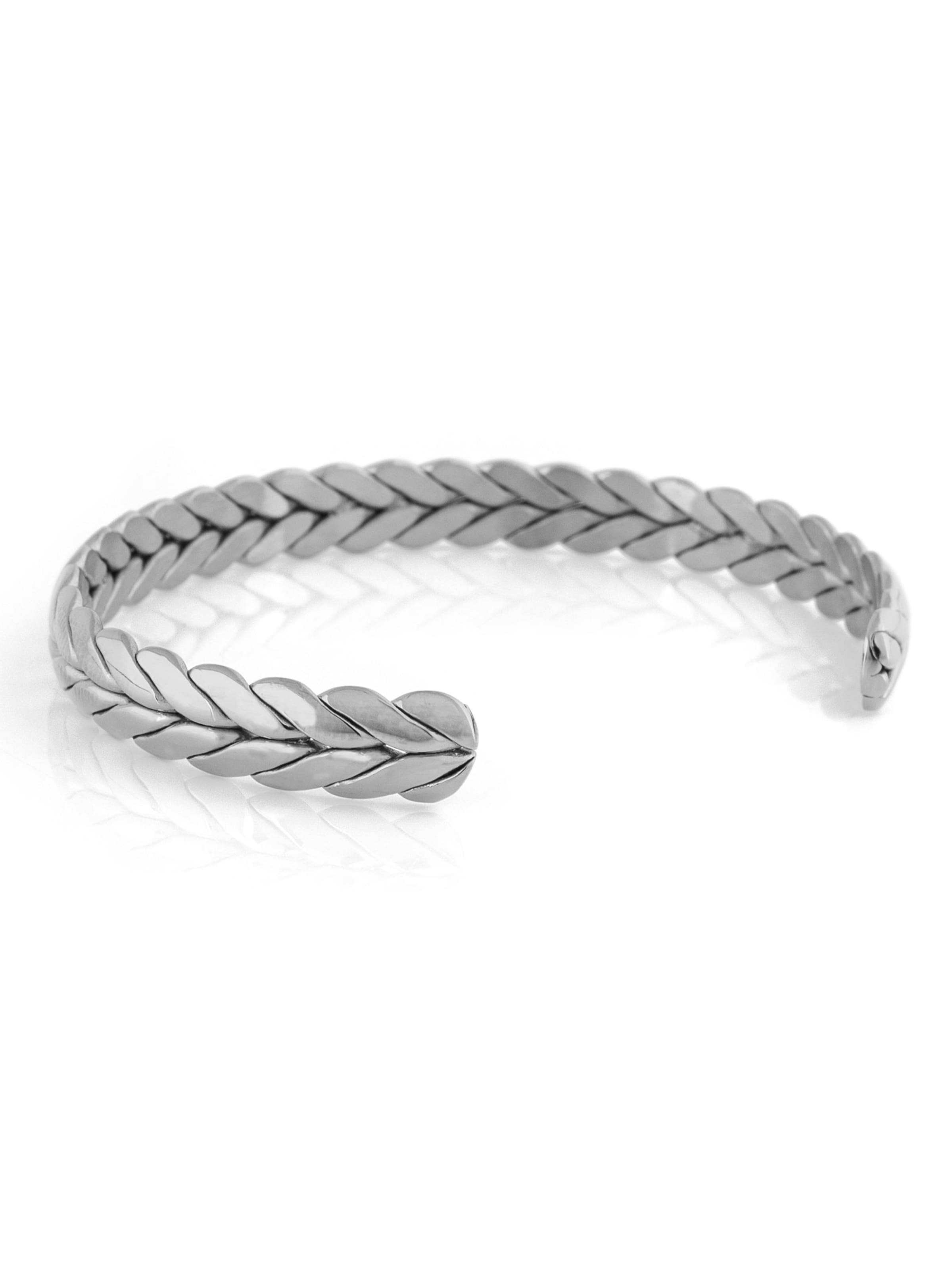 Akitsune Bracelet 'Laurea Laurel' in Silver