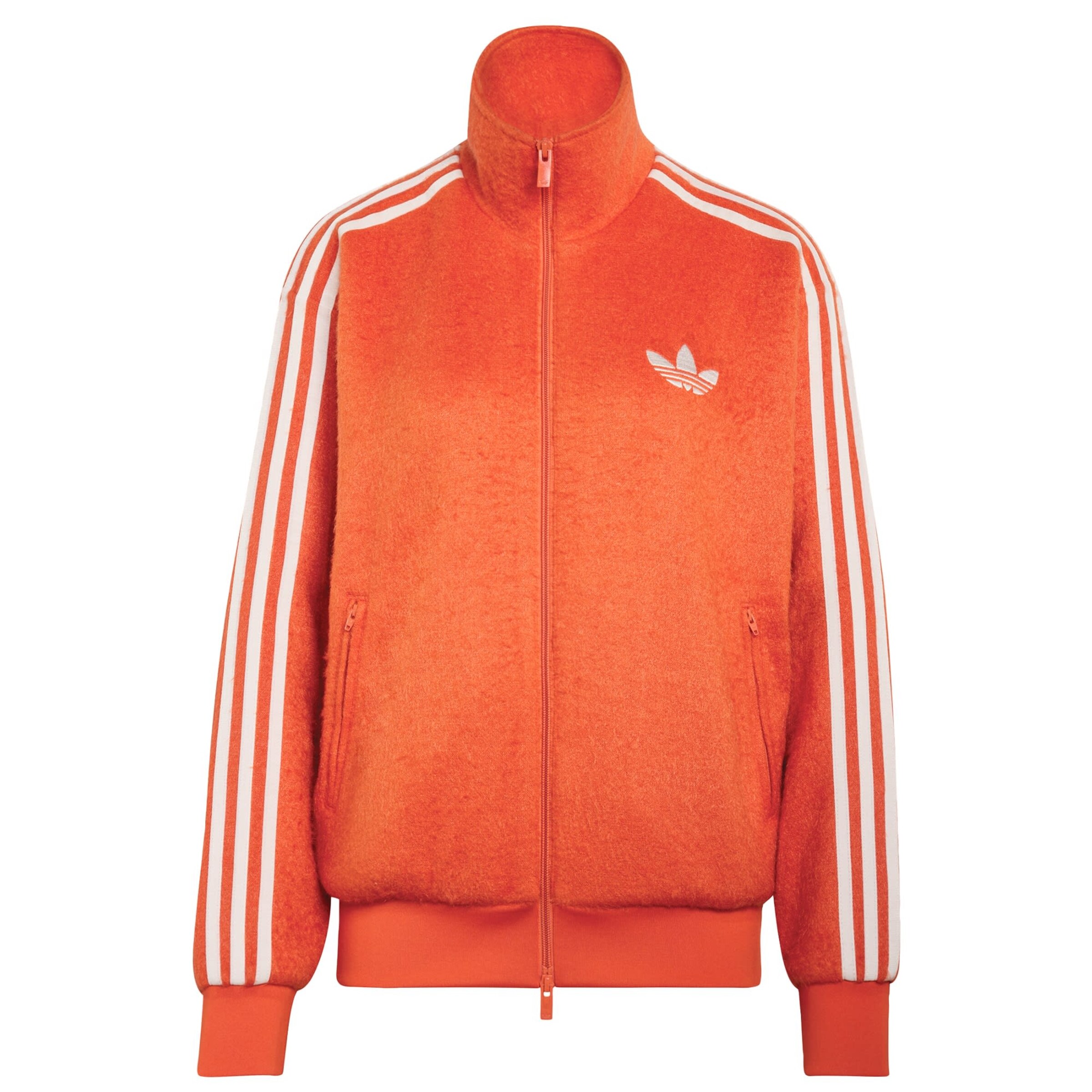 ADIDAS ORIGINALS - Sudadera con cremallera en naranja: frente