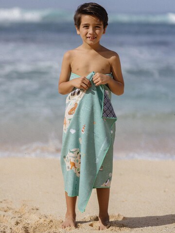 Serviette de plage 'Animal Map' woodsandwaves en mélange de couleurs