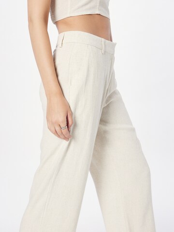 NLY by Nelly Wide leg Trousers in Beige