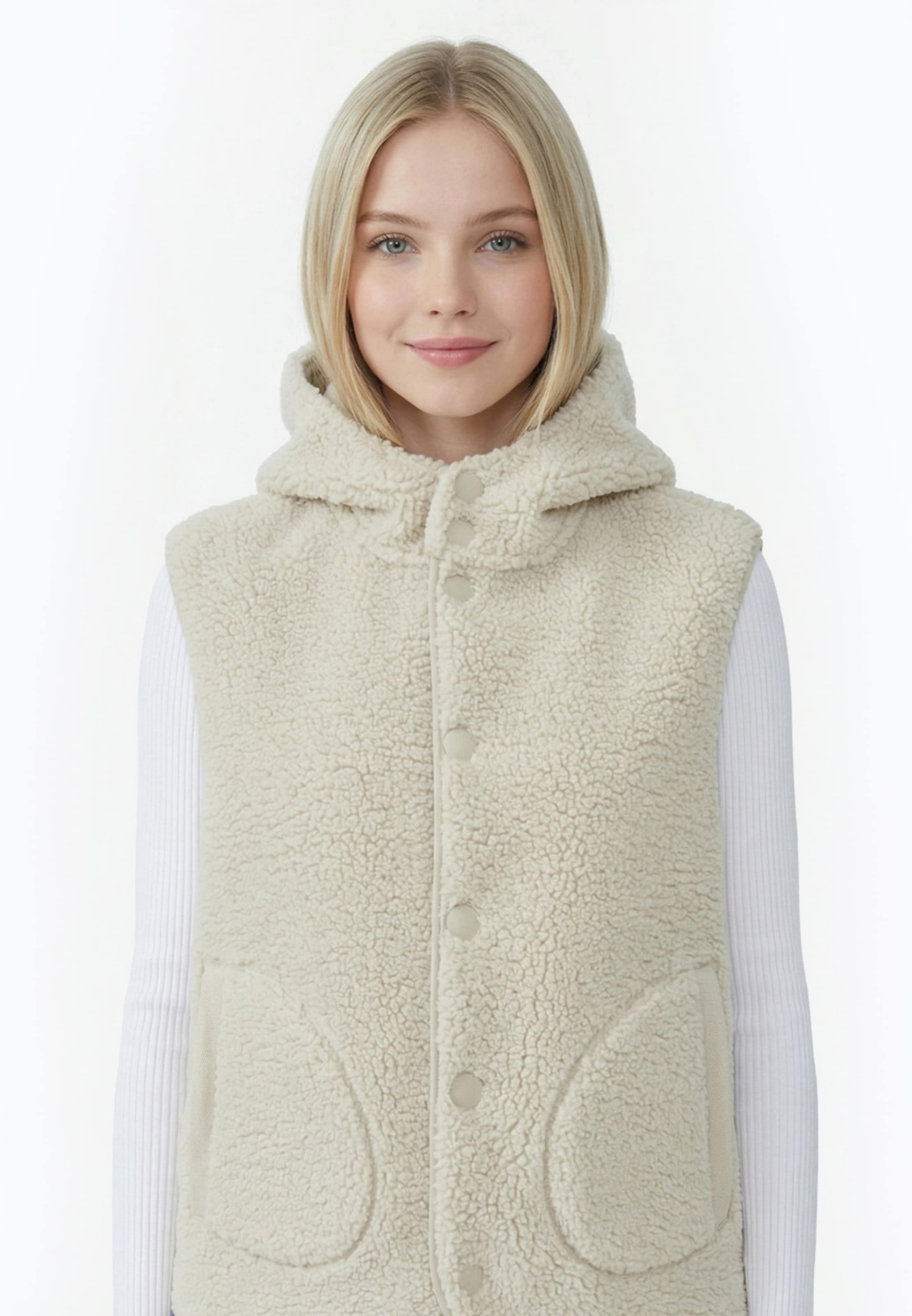 MYMO Weste in Beige: Vorderseite