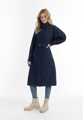 DreiMaster Vintage Between-Seasons Coat in Blue