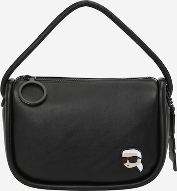 Karl Lagerfeld - Mala de ombro 'Ikonik' em preto: frente