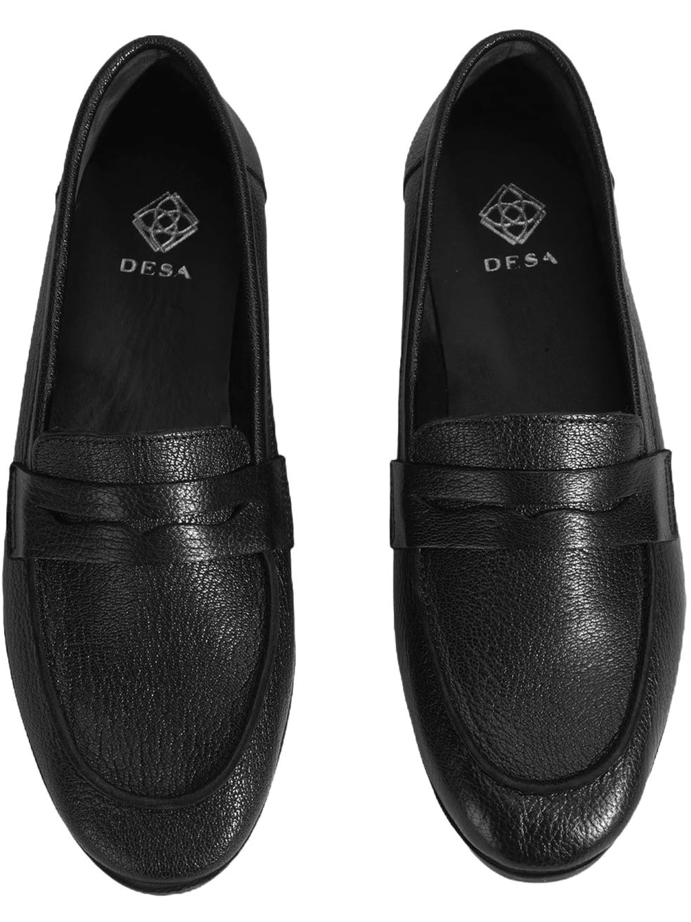 Mocassin 'Slip-Ons' Desa en noir