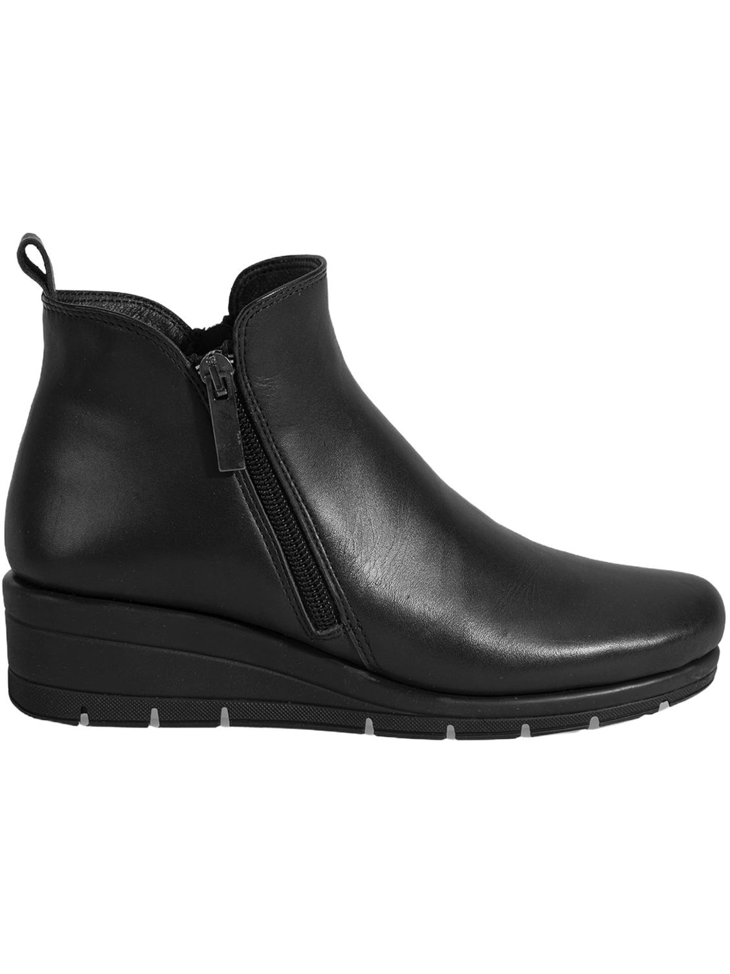 Desa Boots 'Keilstiefel' in Zwart: voorkant