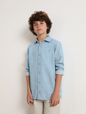 Scalpers Regular fit Button up shirt in Blue: front