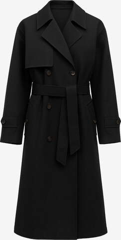 Manteau mi-saison MANUKA en noir : devant