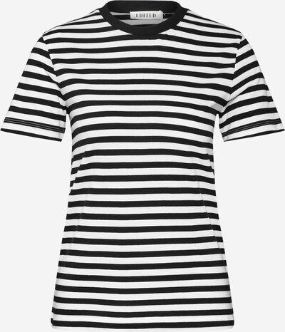 EDITED Tričko 'Leila' - černá / bílá, Produkt