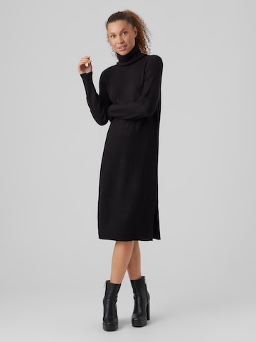 VERO MODA Knit dress 'New Wind' in Black