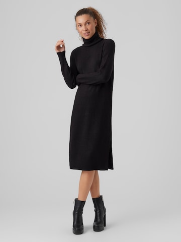 VERO MODA Knitted dress 'New Wind' in Black