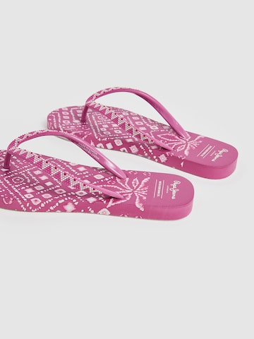 Pepe Jeans Zehentrenner ' RAKE ETHNIC ' in Pink