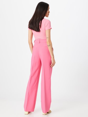 modström Trousers with creases 'Gale' in Pink