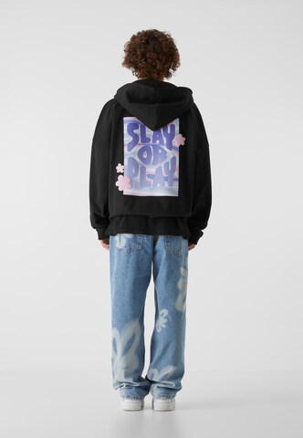 Lost Youth Sweatjacka 'Slay or Play' i svart