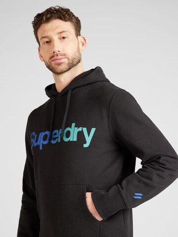 Superdry Суичър в черно