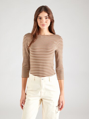 T-shirt 'VMFiona' Aware en marron : devant