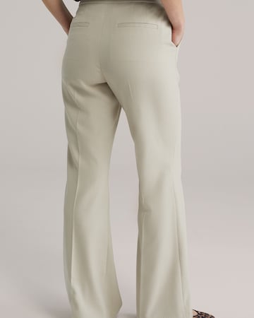 WE FashionFlared/zvonoliki kroj Hlače na crtu - bež boja